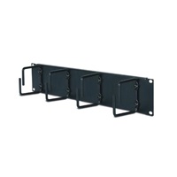 2U Horizontal Cable Organizer Black