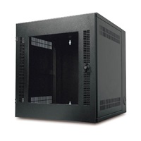 APC NetShelter WX 13U w/Threaded Hole Vertical Mounting Rail Glass Front Door Black