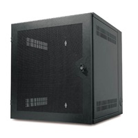 APC NetShelter WX 13U w/Threaded Hole Vertical Mounting Rail Vented Front Door Black