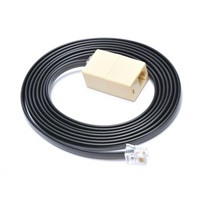 Virtuos prodlužovací kabel 6P6C-24V pro pokladní zásuvky,2m,černý