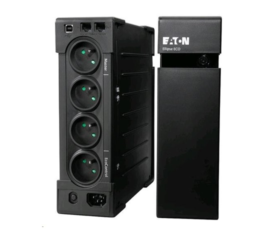Eaton Ellipse ECO 650 USB FR, UPS 650VA / 400W, 4 gniazda (3 z zasilaniem awaryjnym)