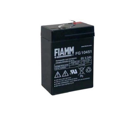 Baterie - Fiamm FG10451 (6V/4,5Ah - Faston 187)