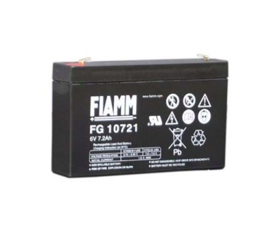 Baterie - Fiamm FG10721 (6V/7,2Ah-Faston 187)