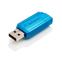 VERBATIM USB Flash Disk Store ‘n‘ Go PinStripe 32GB - Caribbean blue