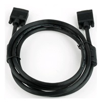 GEMBIRD Kabel VGA przedłużający 1,8m (HD15M/F, podwójne ekranowanie, rdzenie ferrytowe, czarny)