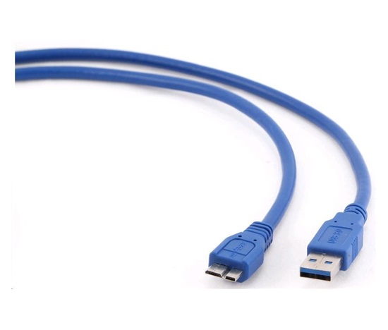 GEMBIRD Kabel USB 3.0 A-Micro B  1,8m (niebieski)