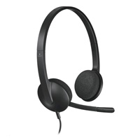 Słuchawki Logitech Stereo Headset H340, USB