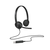 Słuchawki Logitech Stereo Headset H340, USB