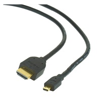 GEMBIRD Kabel HDMI - HDMI Micro 3m (v1.3, M/M, ekranowane, pozłacane styki)