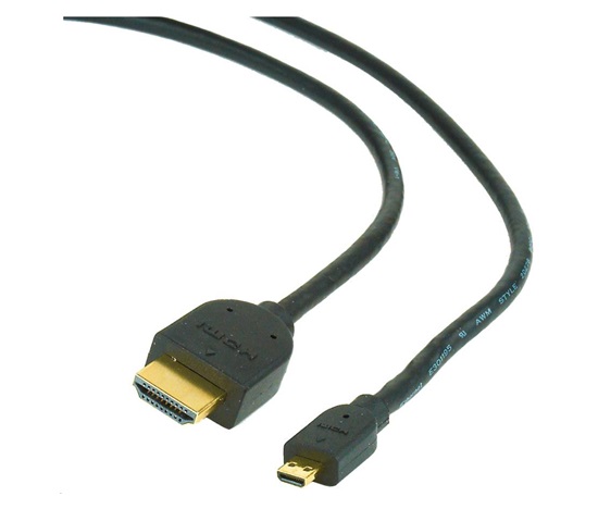 GEMBIRD Kabel HDMI - HDMI Micro 3m (v1.3, M/M, ekranowane, pozłacane styki)