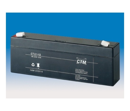 Baterie - CTM CT 12-2,1 (12V/2,1Ah - Faston 187)