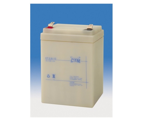 Baterie - Ctm CT 12-2,6 (12V/2,6Ah - Faston 187)