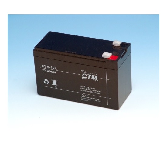 Baterie - CTM CT 12-9L (12V/9Ah - Faston 250)