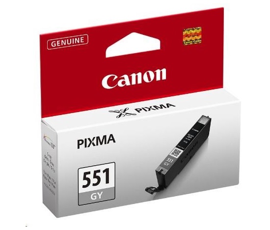 Canon CARTRIDGE CLI-551GY šedá pro PIXMA iP8750, MG5450, MG5650, MG6350, MG6450, MG6650, MG7150, MG7550 (126 str.)