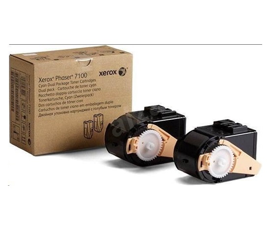 Xerox toner Cyan 2x do Phaser 7100, 9000 str.