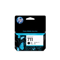 HP 711 Black DJ Ink Cart, 38 ml, CZ129A