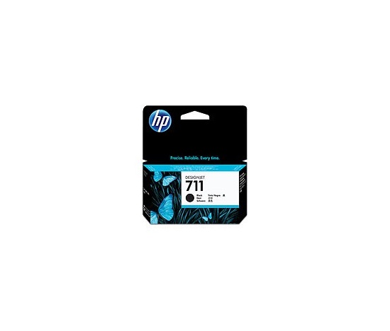 HP 711 Black DJ Ink Cart, 38 ml, CZ129A