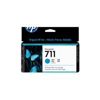HP 711 Cyan DJ Ink Cart, 29 ml, CZ130A