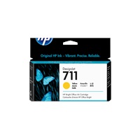 HP 711 Yellow DJ Ink Cart, 29 ml, CZ132A