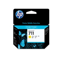 HP 711 Yellow DJ Ink Cart, 29 ml, CZ132A