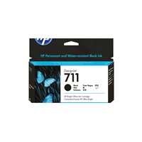 HP 711 80-ml Black Ink Cartridge, CZ133A