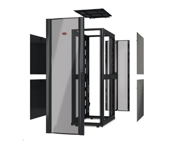 APC NetShelter SX 48U 600mm Wide x 1070mm Deep Enclosure Without Doors, Black