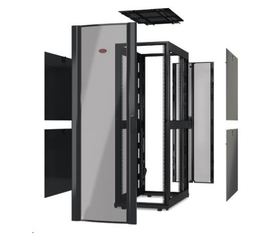 APC NetShelter SX 48U 750mm Wide x 1070mm Deep Enclosure Without Doors, Black