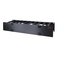 APC 2U Horizontal Cable Manager, 6" Fingers top and bottom