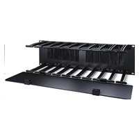 APC 3U Horizontal Cable Manager, 6" Fingers top and bottom