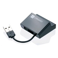 CONNECT IT USB 2.0 hub STEP 4 porty, czarny