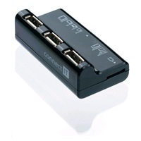 CONNECT IT USB 2.0 hub 3 porty + czytnik kart BOOT