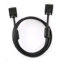 GEMBIRD Kabel VGA propojovací 5m, černý (HD15M/M, dvojité stínění, feritová jádra)