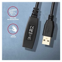AXAGON ADR-205, USB 2.0 A-M -> A-F aktywny przedłużający / repeater kabel, 5m