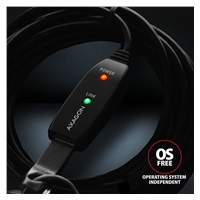 AXAGON ADR-205, USB 2.0 A-M -> A-F aktywny przedłużający / repeater kabel, 5m