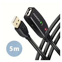 AXAGON ADR-205, USB 2.0 A-M -> A-F aktywny przedłużający / repeater kabel, 5m