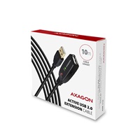AXAGON ADR-210, USB 2.0 A-M -> A-F aktywny przedłużający / repeater kabel, 10m
