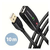 AXAGON ADR-210, USB 2.0 A-M -> A-F aktywny przedłużający / repeater kabel, 10m