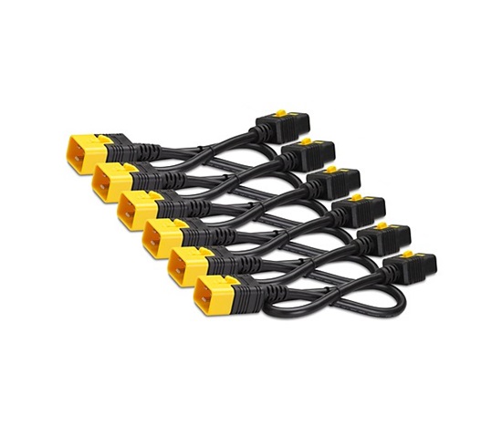 APC Power Cord Kit (6 ks), Locking, C19 to C20, 0.6m