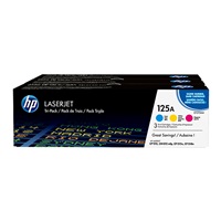HP 125A CMY 3-pack LJ Toner Cart, 3 x 1 400 str, CF373AM