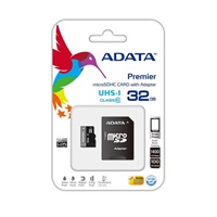 ADATA MicroSDHC karta 32GB UHS-I Class 10 + SD adaptér, Premier
