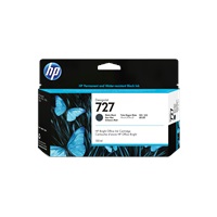 HP 727 Black Mate Ink Cart, 130 ml, B3P22A