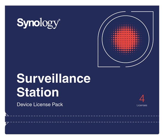 Synology Licenční balíček pro kamery - 4 kamery