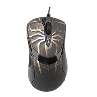 A4tech XL-747H, herní myš, ANTI-VIBRATE, 3600DPI, motiv pavouk hnědý