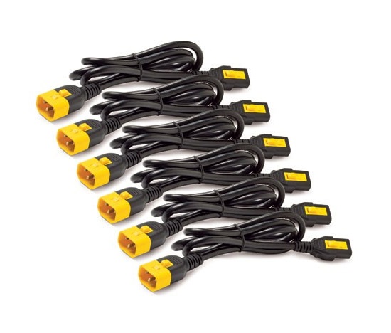 APC Power Cord Kit (6 ks), Locking, C13 to C14, 0.6m