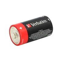 VERBATIM Alkalické baterie C, 2 PACK / LR14