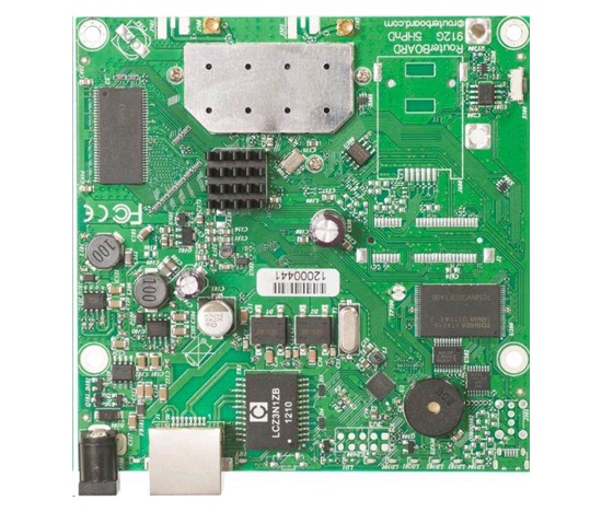 MikroTik RouterBOARD RB911G-5HPnD, 600MHz CPU, 32MB RAM, 1x LAN, integr. 5GHz Wi-Fi, vč. L3 licence