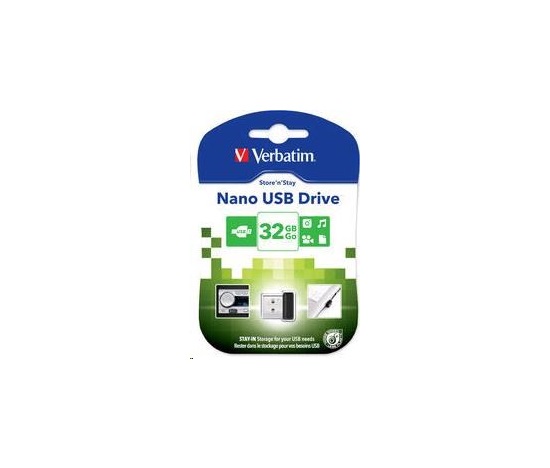 VERBATIM Flash Disk 32GB Store 'n' Stay Nano