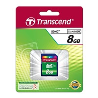 TRANSCEND SDHC karta 8GB Class 4
