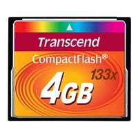 TRANSCEND Compact Flash 4GB (133x)