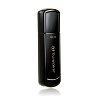 TRANSCEND Flash Disk 4GB JetFlash®350, USB 2.0 (R:13/W:4 MB/s) černá